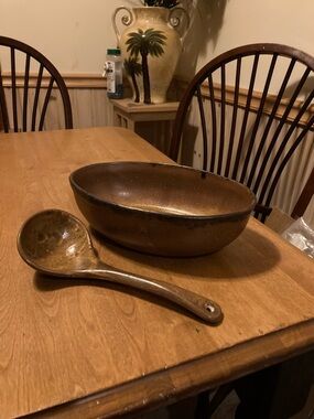 Vintage McCoy oval serving bowl #1425